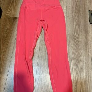 lululemon athletica Bright Coral Leggings